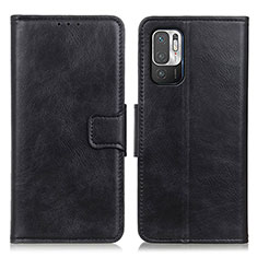 Custodia Portafoglio In Pelle Cover con Supporto M09L per Xiaomi Redmi Note 10T 5G Nero