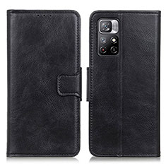 Custodia Portafoglio In Pelle Cover con Supporto M09L per Xiaomi Redmi Note 11 5G Nero