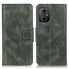 Custodia Portafoglio In Pelle Cover con Supporto M09L per Xiaomi Redmi Note 11R 5G Verde