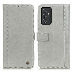 Custodia Portafoglio In Pelle Cover con Supporto M10L per Samsung Galaxy A15 5G Grigio