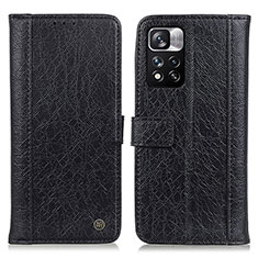 Custodia Portafoglio In Pelle Cover con Supporto M10L per Xiaomi Mi 11i 5G (2022) Nero