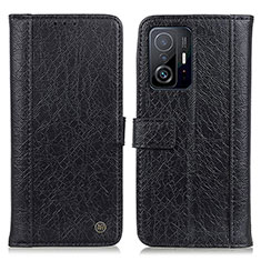 Custodia Portafoglio In Pelle Cover con Supporto M10L per Xiaomi Mi 11T Pro 5G Nero