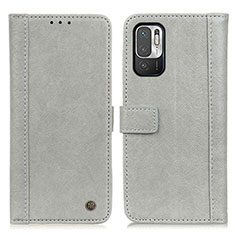 Custodia Portafoglio In Pelle Cover con Supporto M10L per Xiaomi POCO M3 Pro 5G Khaki