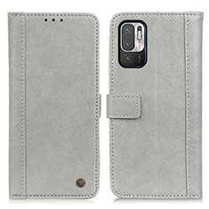 Custodia Portafoglio In Pelle Cover con Supporto M10L per Xiaomi Redmi Note 10 5G Khaki