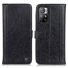 Custodia Portafoglio In Pelle Cover con Supporto M10L per Xiaomi Redmi Note 11 5G Nero