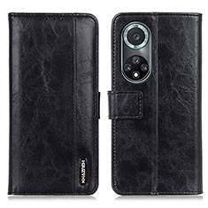 Custodia Portafoglio In Pelle Cover con Supporto M11L per Huawei Nova 9 Pro Nero