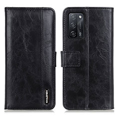 Custodia Portafoglio In Pelle Cover con Supporto M11L per Oppo A55 5G Nero