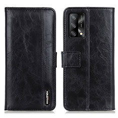 Custodia Portafoglio In Pelle Cover con Supporto M11L per Oppo F19 Nero