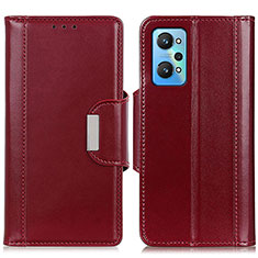 Custodia Portafoglio In Pelle Cover con Supporto M11L per Realme GT Neo 3T 5G Rosso