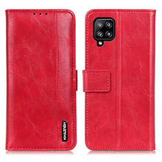 Custodia Portafoglio In Pelle Cover con Supporto M11L per Samsung Galaxy A22 4G Rosso