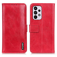 Custodia Portafoglio In Pelle Cover con Supporto M11L per Samsung Galaxy A33 5G Rosso