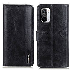 Custodia Portafoglio In Pelle Cover con Supporto M11L per Xiaomi Redmi K40 Pro+ Plus 5G Nero