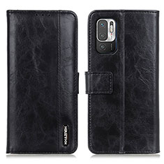 Custodia Portafoglio In Pelle Cover con Supporto M11L per Xiaomi Redmi Note 10 5G Nero