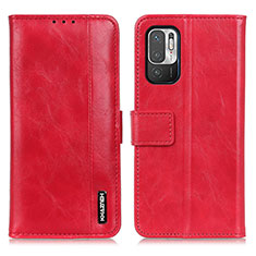 Custodia Portafoglio In Pelle Cover con Supporto M11L per Xiaomi Redmi Note 11 SE 5G Rosso