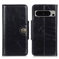 Custodia Portafoglio In Pelle Cover con Supporto M12L per Google Pixel 8 Pro 5G Nero