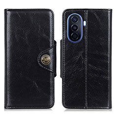 Custodia Portafoglio In Pelle Cover con Supporto M12L per Huawei Nova Y71 Nero