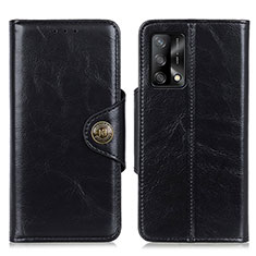 Custodia Portafoglio In Pelle Cover con Supporto M12L per Oppo F19 Nero