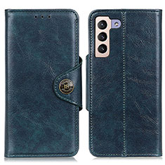 Custodia Portafoglio In Pelle Cover con Supporto M12L per Samsung Galaxy S21 5G Blu