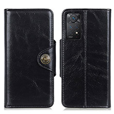 Custodia Portafoglio In Pelle Cover con Supporto M12L per Xiaomi Redmi Note 11 Pro 5G Nero