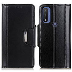 Custodia Portafoglio In Pelle Cover con Supporto M13L per Motorola Moto G Pure Nero