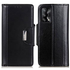 Custodia Portafoglio In Pelle Cover con Supporto M13L per Oppo F19s Nero