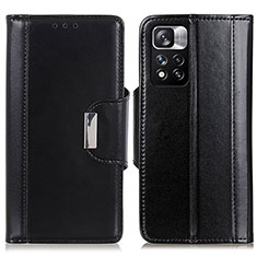 Custodia Portafoglio In Pelle Cover con Supporto M13L per Xiaomi Mi 11i 5G (2022) Nero