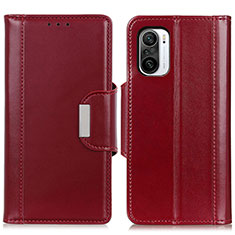 Custodia Portafoglio In Pelle Cover con Supporto M13L per Xiaomi Mi 11i 5G Rosso