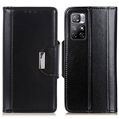 Custodia Portafoglio In Pelle Cover con Supporto M13L per Xiaomi Redmi Note 11 5G Nero