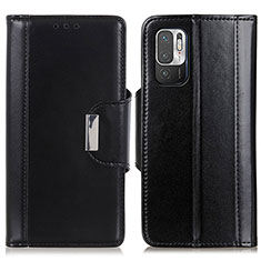 Custodia Portafoglio In Pelle Cover con Supporto M13L per Xiaomi Redmi Note 11 SE 5G Nero