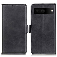 Custodia Portafoglio In Pelle Cover con Supporto M15L per Google Pixel 7 5G Nero