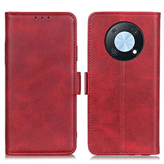 Custodia Portafoglio In Pelle Cover con Supporto M15L per Huawei Enjoy 50 Pro Rosso