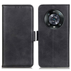 Custodia Portafoglio In Pelle Cover con Supporto M15L per Huawei Honor Magic4 Pro 5G Nero