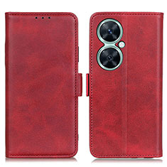 Custodia Portafoglio In Pelle Cover con Supporto M15L per Huawei Nova 11i Rosso