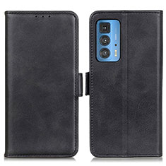 Custodia Portafoglio In Pelle Cover con Supporto M15L per Motorola Moto Edge 20 Pro 5G Nero