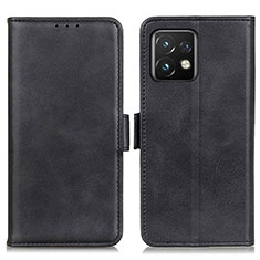 Custodia Portafoglio In Pelle Cover con Supporto M15L per Motorola Moto Edge 40 Pro 5G Nero