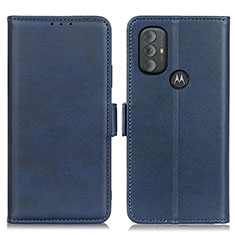 Custodia Portafoglio In Pelle Cover con Supporto M15L per Motorola Moto G Play Gen 2 Blu