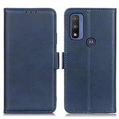 Custodia Portafoglio In Pelle Cover con Supporto M15L per Motorola Moto G Pure Blu