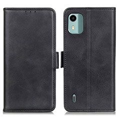 Custodia Portafoglio In Pelle Cover con Supporto M15L per Nokia C12 Nero