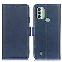 Custodia Portafoglio In Pelle Cover con Supporto M15L per Nokia C31 Blu