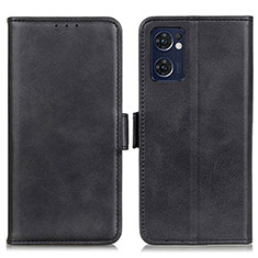 Custodia Portafoglio In Pelle Cover con Supporto M15L per OnePlus Nord CE 2 5G Nero