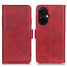 Custodia Portafoglio In Pelle Cover con Supporto M15L per OnePlus Nord CE 3 5G Rosso