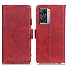 Custodia Portafoglio In Pelle Cover con Supporto M15L per OnePlus Nord N300 5G Rosso