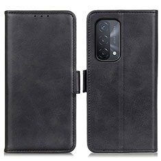 Custodia Portafoglio In Pelle Cover con Supporto M15L per Oppo A54 5G Nero