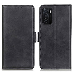 Custodia Portafoglio In Pelle Cover con Supporto M15L per Oppo A55S 5G Nero