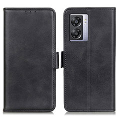 Custodia Portafoglio In Pelle Cover con Supporto M15L per Oppo A57 5G Nero