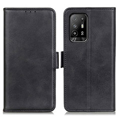 Custodia Portafoglio In Pelle Cover con Supporto M15L per Oppo A94 5G Nero