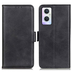 Custodia Portafoglio In Pelle Cover con Supporto M15L per Oppo A96 5G Nero