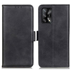 Custodia Portafoglio In Pelle Cover con Supporto M15L per Oppo F19s Nero