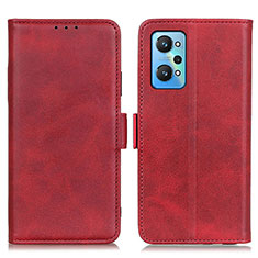 Custodia Portafoglio In Pelle Cover con Supporto M15L per Realme GT Neo 3T 5G Rosso