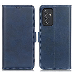 Custodia Portafoglio In Pelle Cover con Supporto M15L per Samsung Galaxy A15 4G Blu